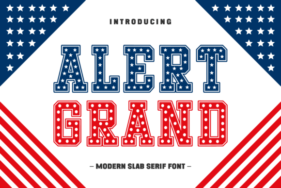 Alert Grand Typeface: A Timeless Slab Serif for Crafters and Sellers