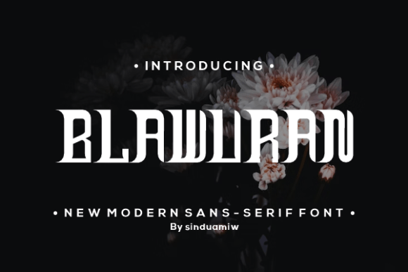 Blawuran Font: A Professional Slab Serif for Small Business Branding
