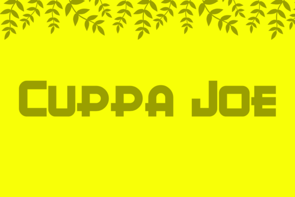 Cuppa Joe Font: A Charming Typeface for Your Brand
