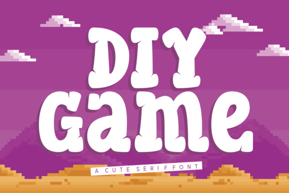 DIY Game: A Playful Slab Serif Font for Creative Branding