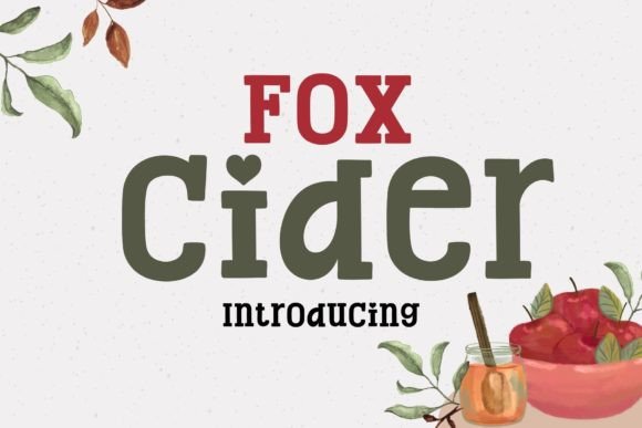 Fox Cider Font: A Playful Slab Serif for Captivating Brand Design