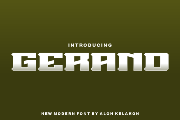Gerand Font: A Professional Slab Serif for Small Business Branding