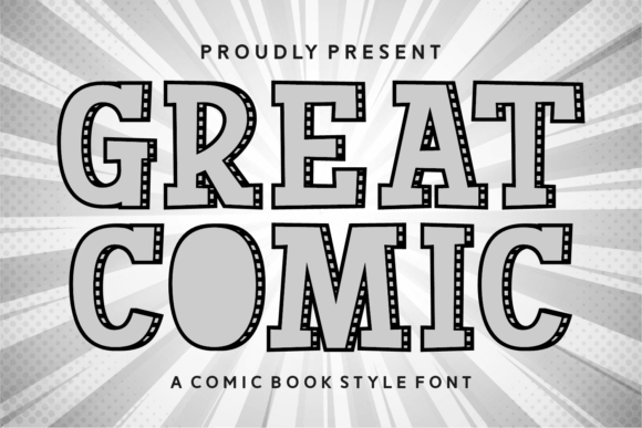Great Comic Font: A Slab Serif with Editorial Soul
