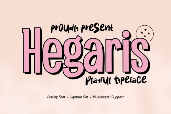 Hegaris: A Playful Slab Serif Typeface for Makers and Creative Shops