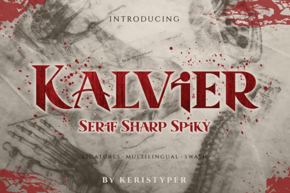 Kalvier Font: A Gothic Elegance for Editorial Design