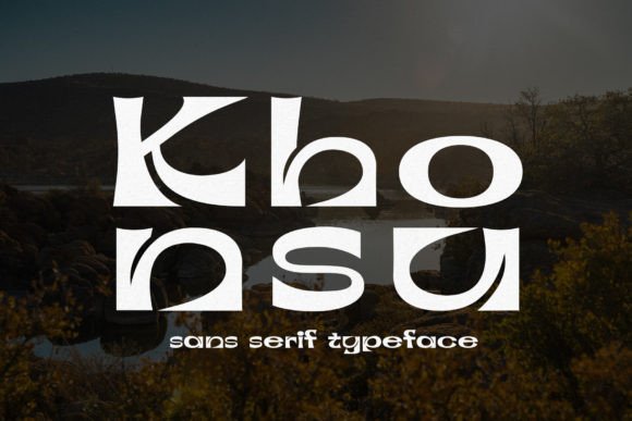 Khonsu Font: A Glamorous Slab Serif for Digital Design