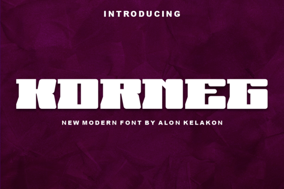 Korneg Font: A Slab Serif That Helps Your Brand Shine