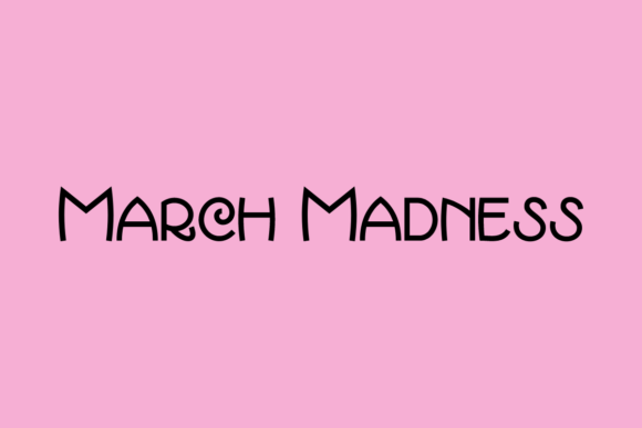 March Madness Font Review: A Playful Slab Serif for Creative Branding