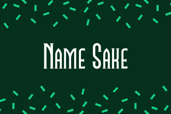 Name Sake: A Slab Serif Typeface for Editorial Excellence