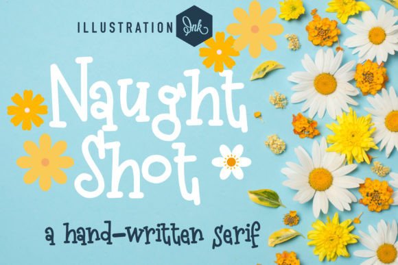 Naught Shot Font: A Whimsical Typeface for Creative Businesses
