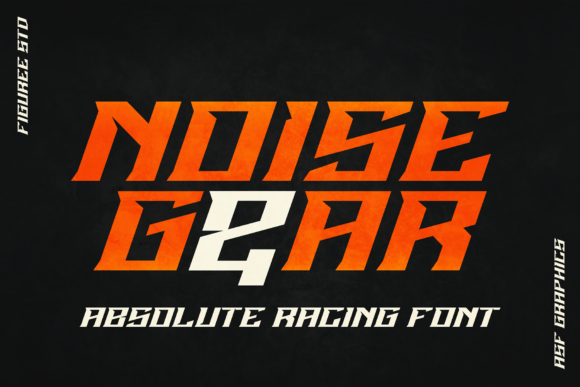 Noise Gear Font: A Bold Slab Serif for Creative Makers