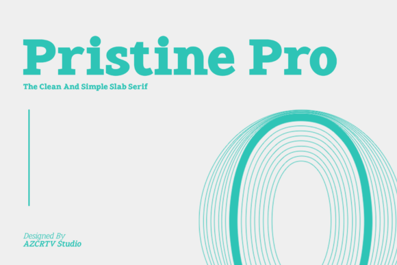 Pristine Pro Font: Elevate Your Brand Identity with Modern Slab Serif Typography