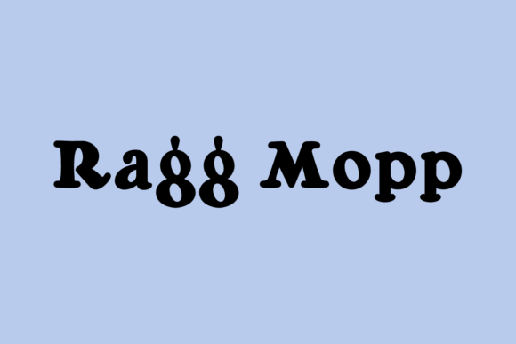 Ragg Mopp Typeface: A Versatile Slab Serif for Editorial Design