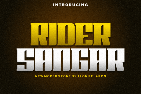 Rider Sangar: A Bold, Practical Slab Serif for Modern Branding