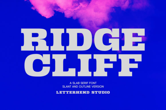 Ridge Cliff Font: A Bold Slab Serif for Digital Branding