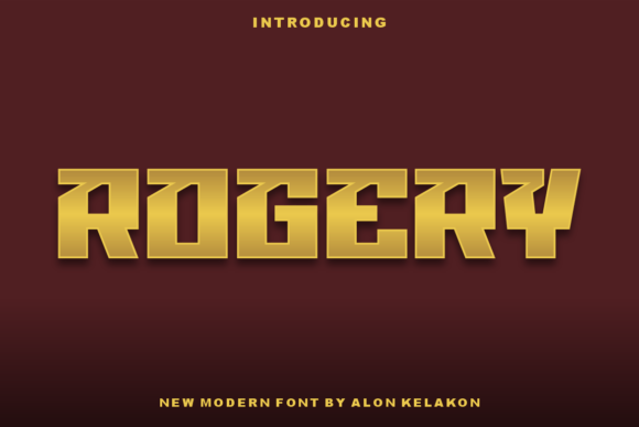 Rogery Typeface: A Slab Serif Font That Elevates Campaign Design