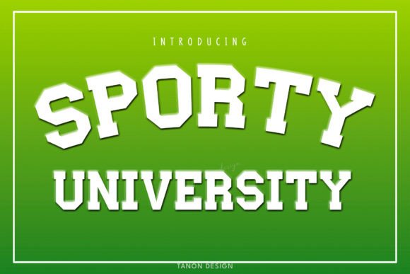 Sporty University Font: The Typography That Elevates Your Campaign