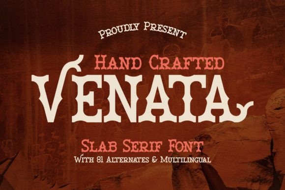 Venata Slab Serif Font in Editorial Design