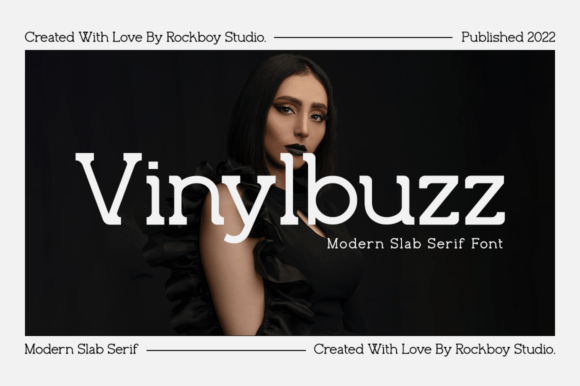 Vinylbuzz: A Slab Serif Font for Modern Web Design